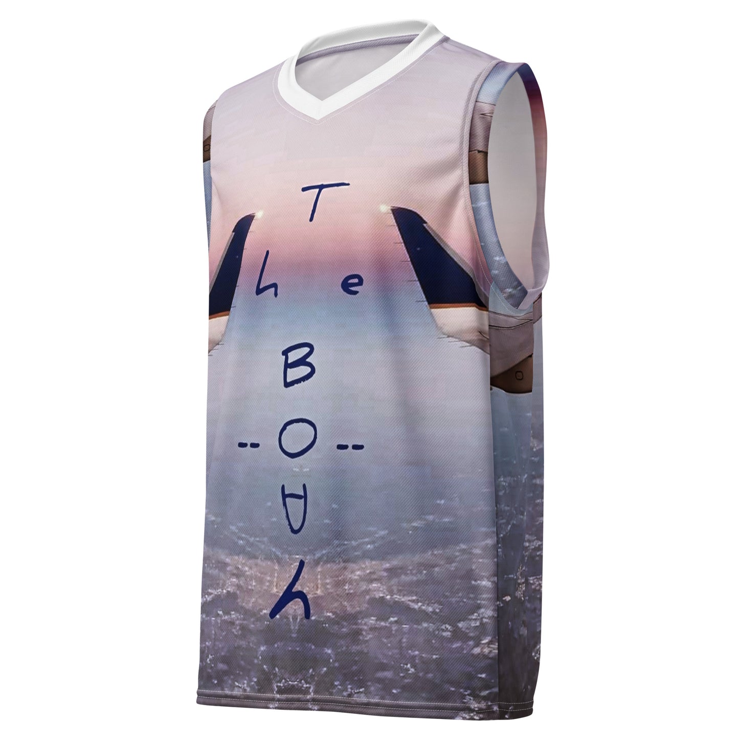 Recycled unisex basketball jersey